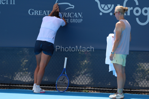 7.08.2025 Swiatek practise Cincinnati